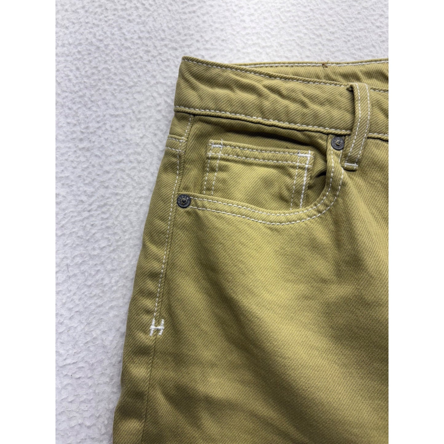 Hidden Los Angeles Green Straight-Leg Jeans Size 28 #7505