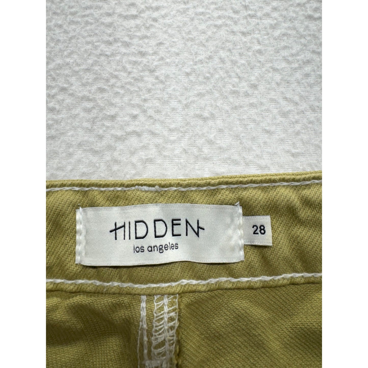 Hidden Los Angeles Green Straight-Leg Jeans Size 28 #7505