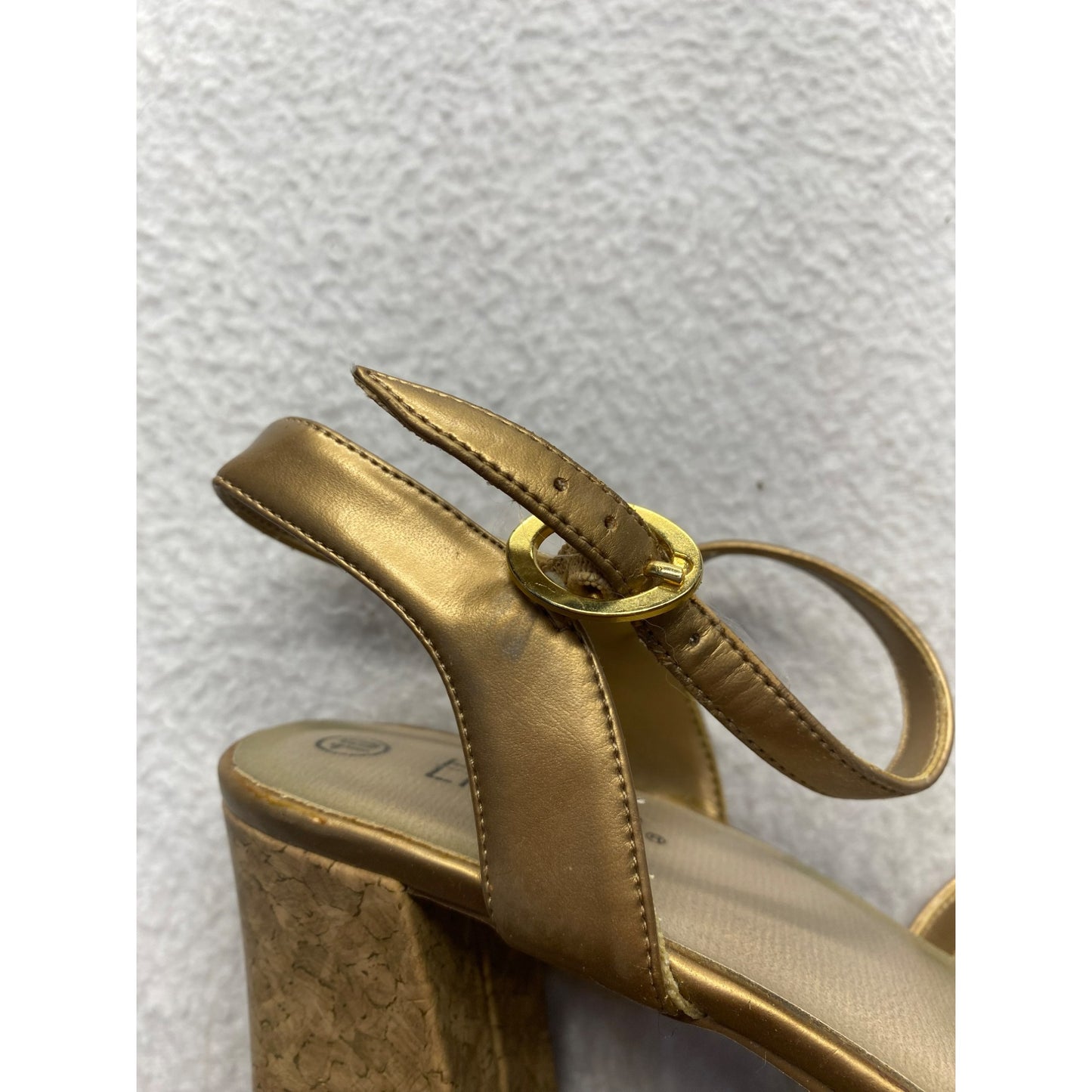 Women’s High Light Gold 3.5 Inch Heel #5446