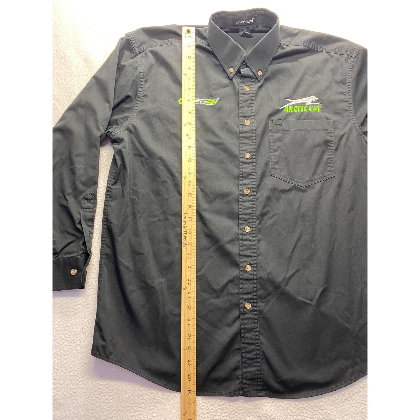Arctic Cat Mens Embroidered Button-Up Shirt By Rivers End #7204