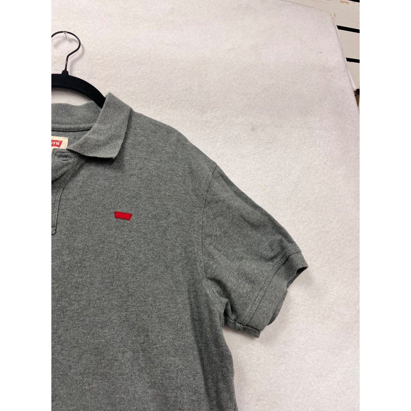 Levis Gray Polo Shirt XL #392A