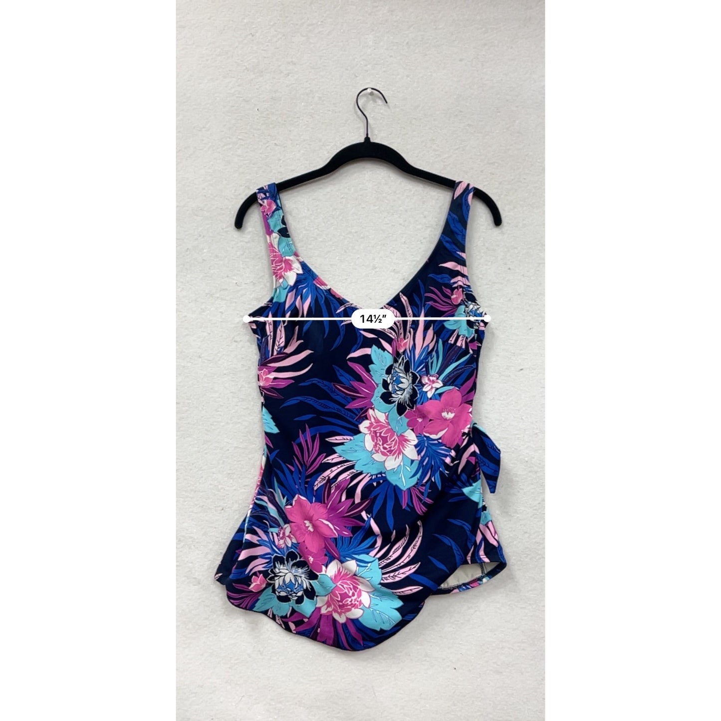 Roxanne Womens Floral 34D Swimsuit #8419