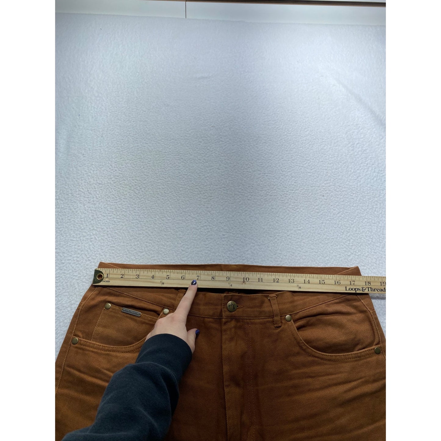 Peter Christian Mens Brown Cotton Trousers W36 L30 Casual Fit #7362