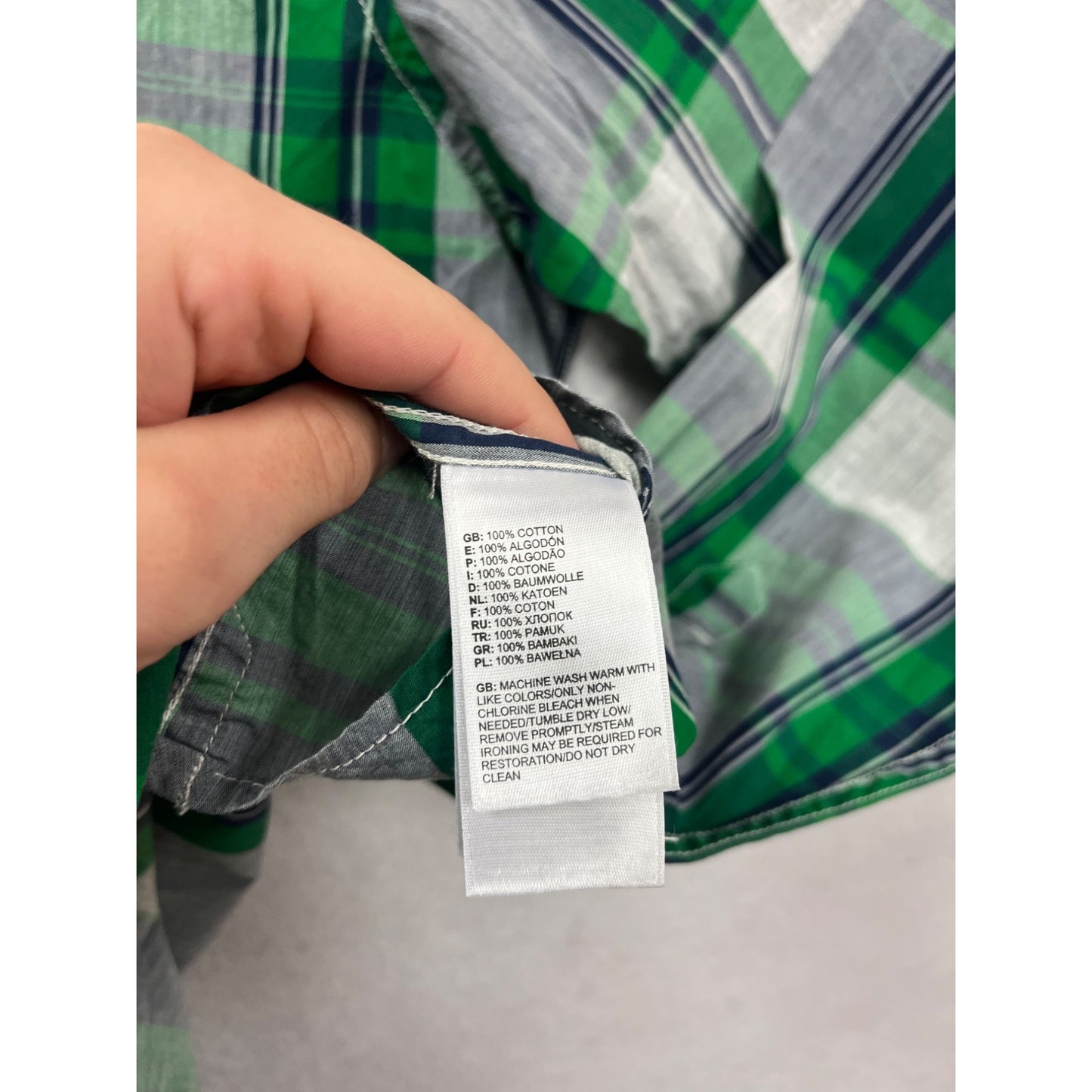 The North Face Plaid Long Sleeve Button-Up Shirt Size XL #948A