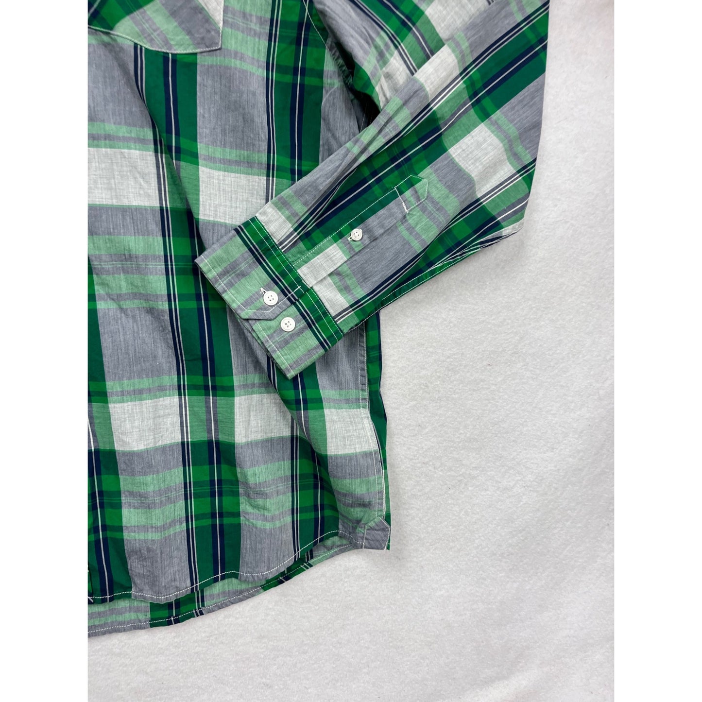 The North Face Plaid Long Sleeve Button-Up Shirt Size XL #948A