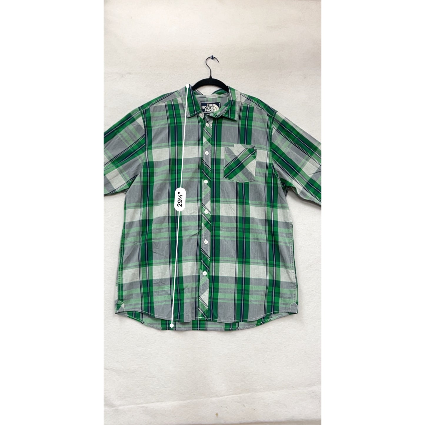 The North Face Plaid Long Sleeve Button-Up Shirt Size XL #948A