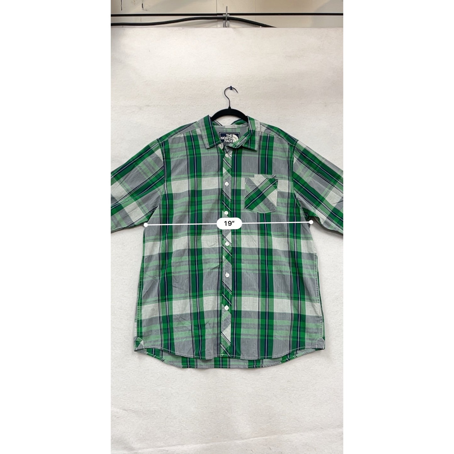 The North Face Plaid Long Sleeve Button-Up Shirt Size XL #948A