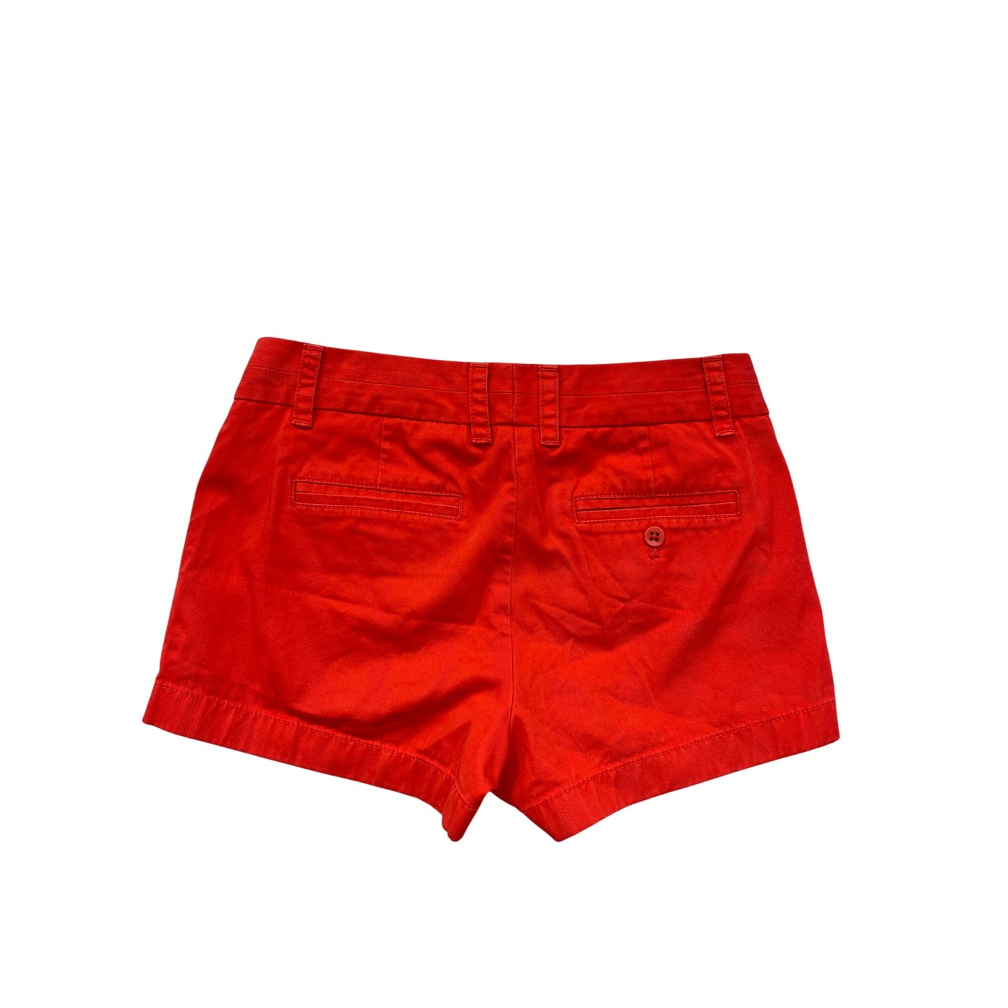 J.Crew Womens Red Chino Shorts Size 2 #6413