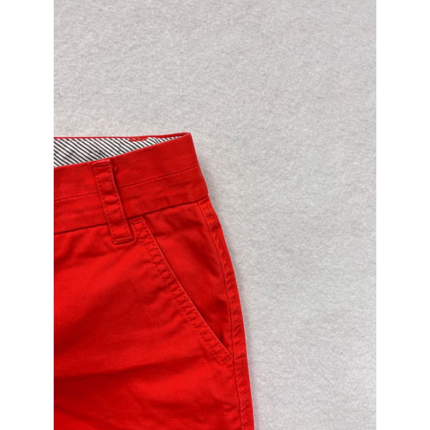 J.Crew Womens Red Chino Shorts Size 2 #6413
