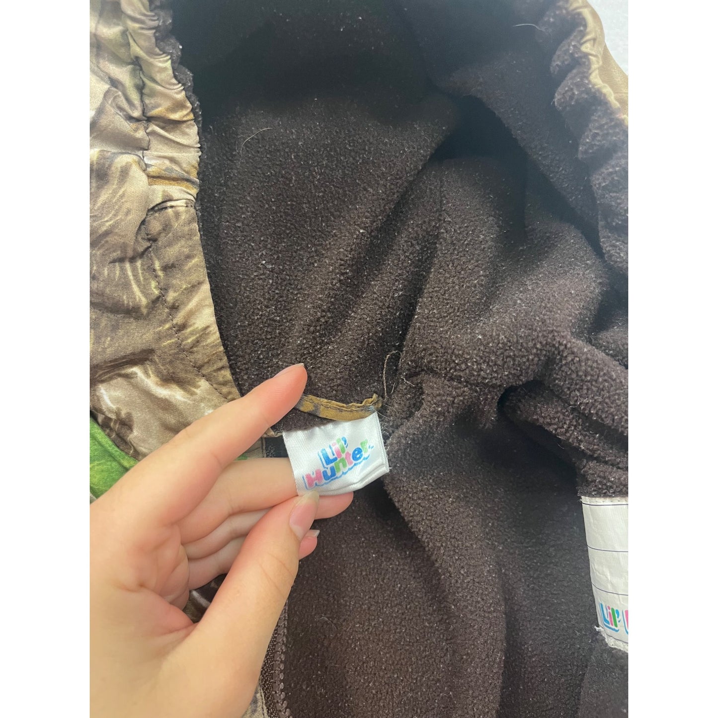 Lil Hunter Baby Camouflage Snowsuit With Hood & Zipper #369A