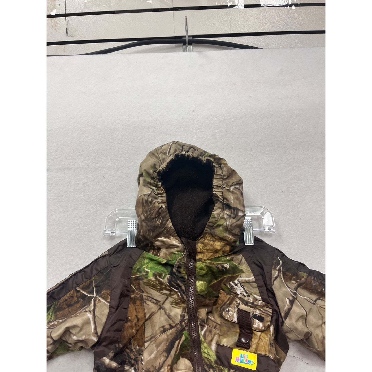 Lil Hunter Baby Camouflage Snowsuit With Hood & Zipper #369A