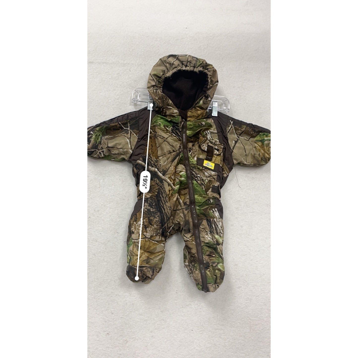 Lil Hunter Baby Camouflage Snowsuit With Hood & Zipper #369A