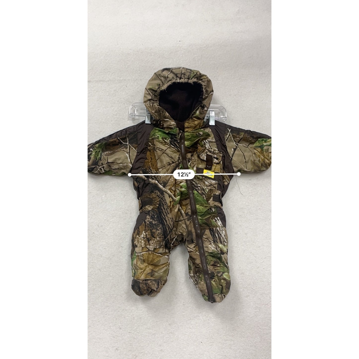 Lil Hunter Baby Camouflage Snowsuit With Hood & Zipper #369A