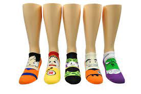 5 Pack Dragon Ball Z Socks