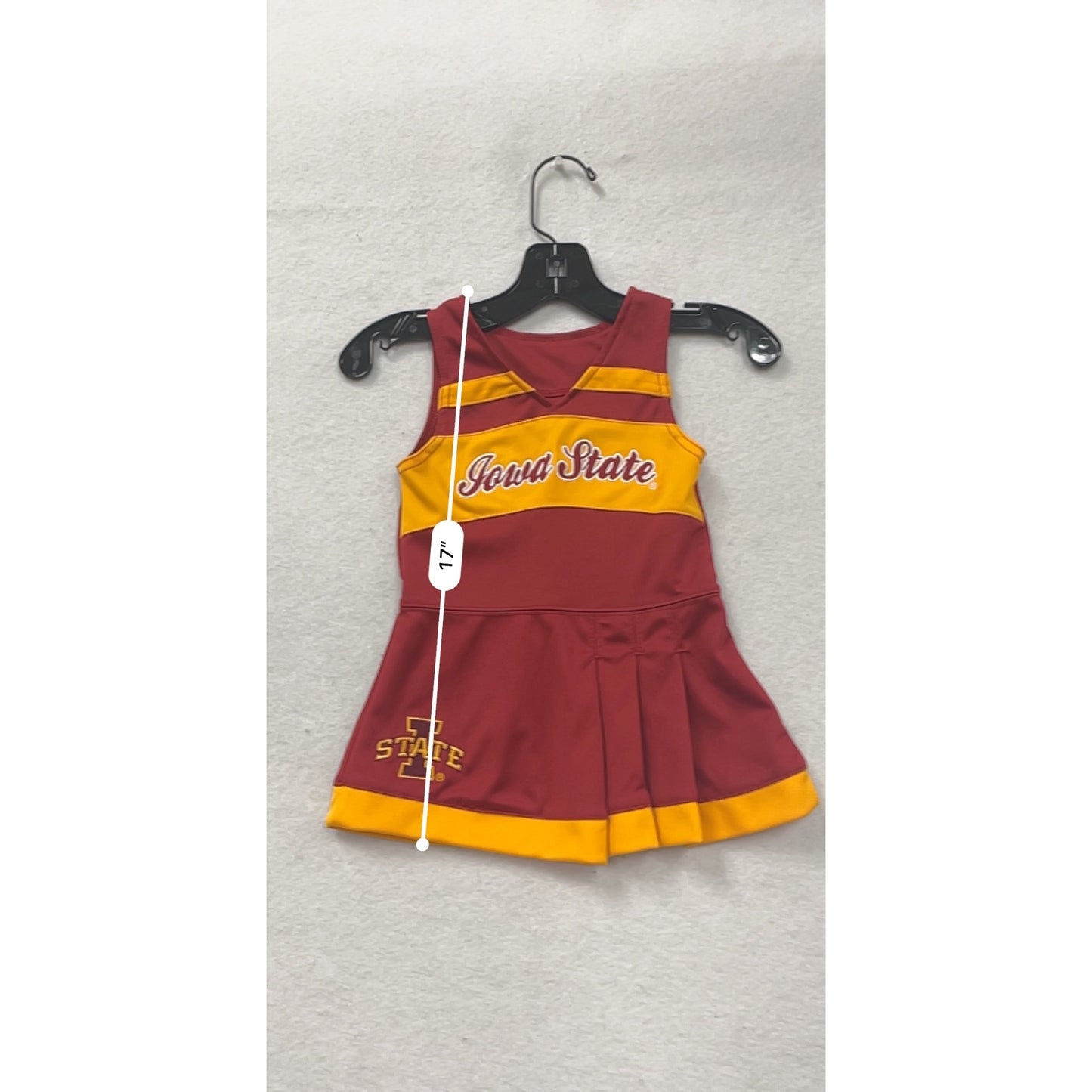 Iowa State Baby Girls Cheerleader Dress 12M Gen2 #8082