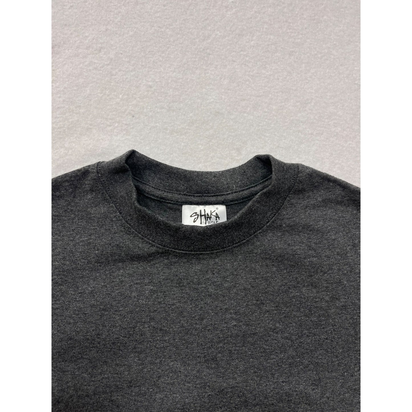 Shaka Wear Super Max Heavyweight T-Shirt Charcoal Gray Cotton/Polyester Blend #6065