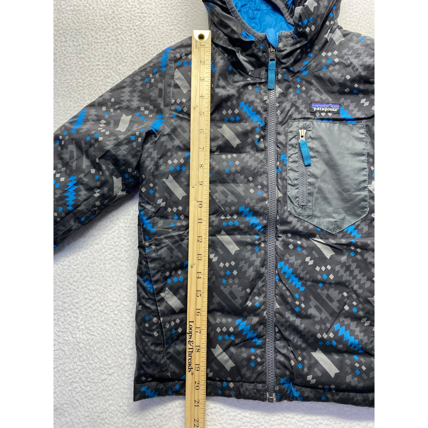 Patagonia Kids Reversible Hooded Puffer Jacket #7009