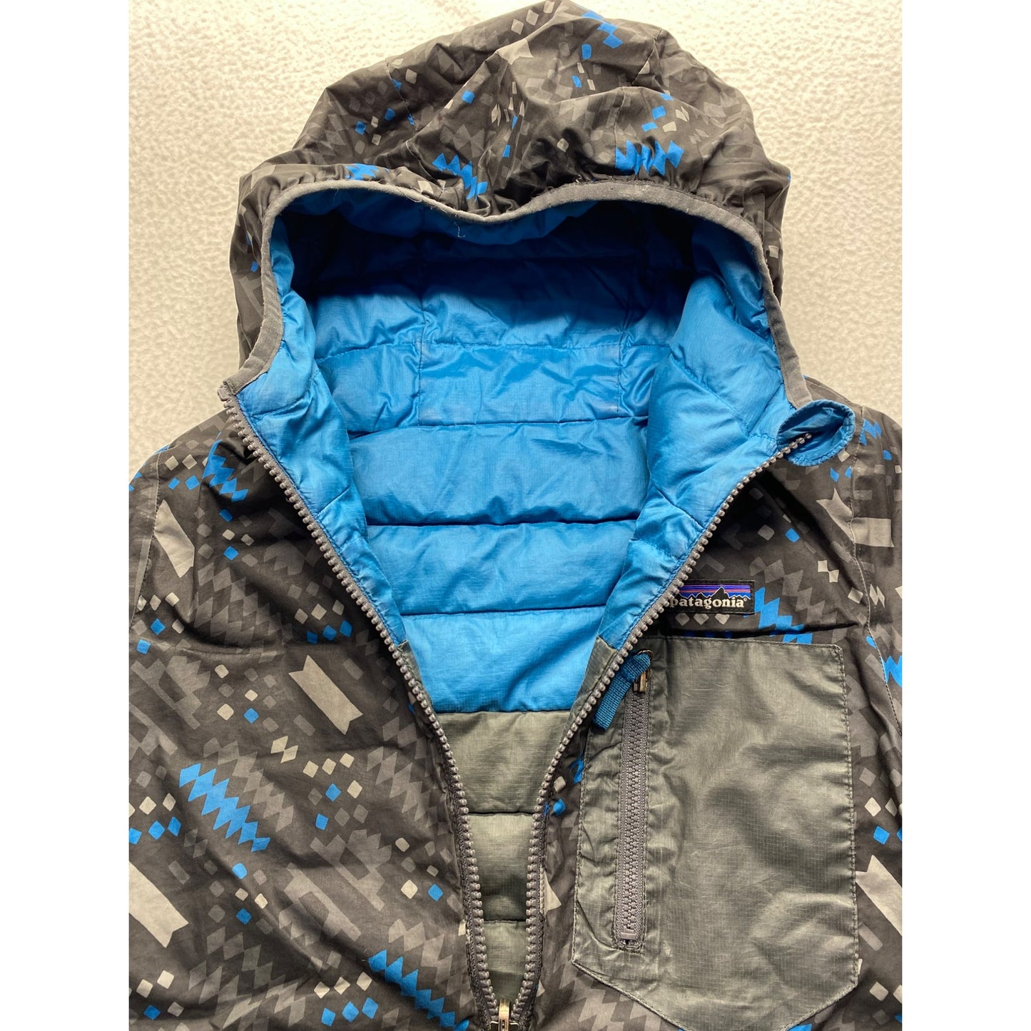 Patagonia Kids Reversible Hooded Puffer Jacket #7009