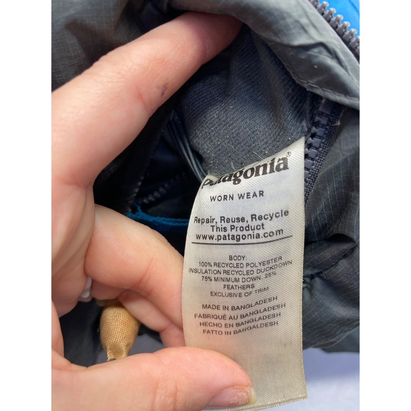 Patagonia Kids Reversible Hooded Puffer Jacket #7009