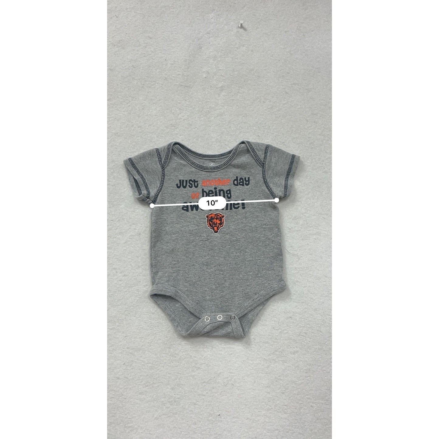 NFL Chicago Bears Baby Romper 0/3M #8553