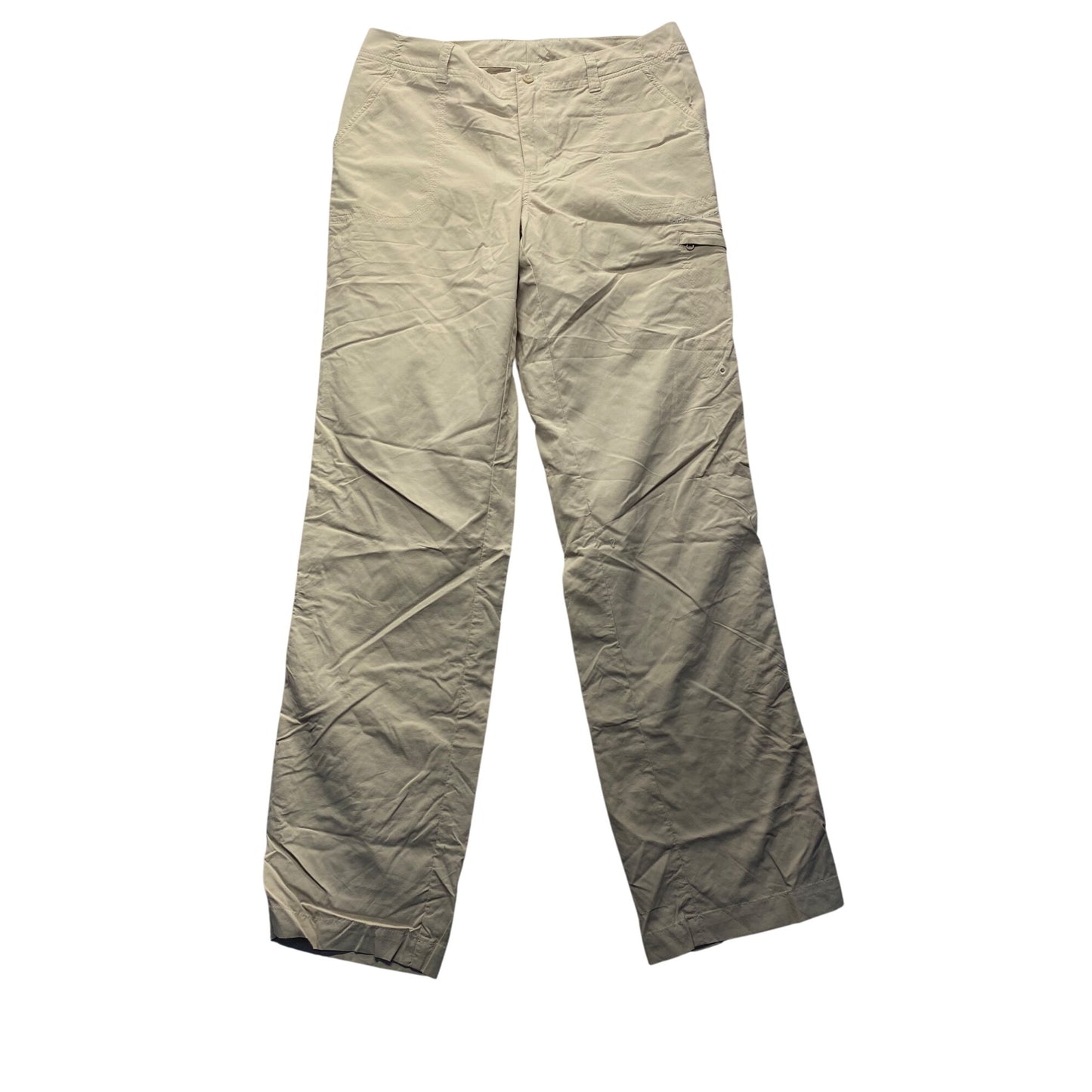 Columbia Womens Beige Nylon Cargo Pants Size 6 #7116