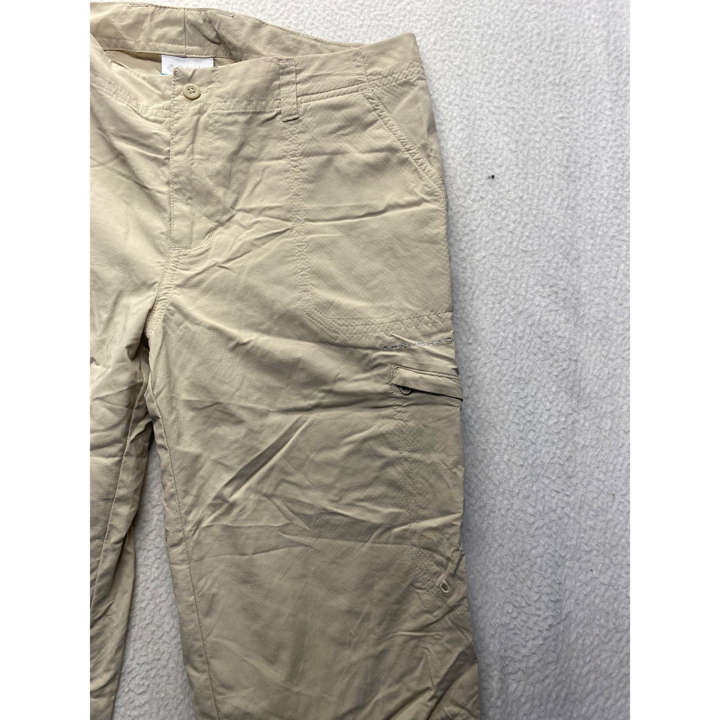 Columbia Womens Beige Nylon Cargo Pants Size 6 #7116