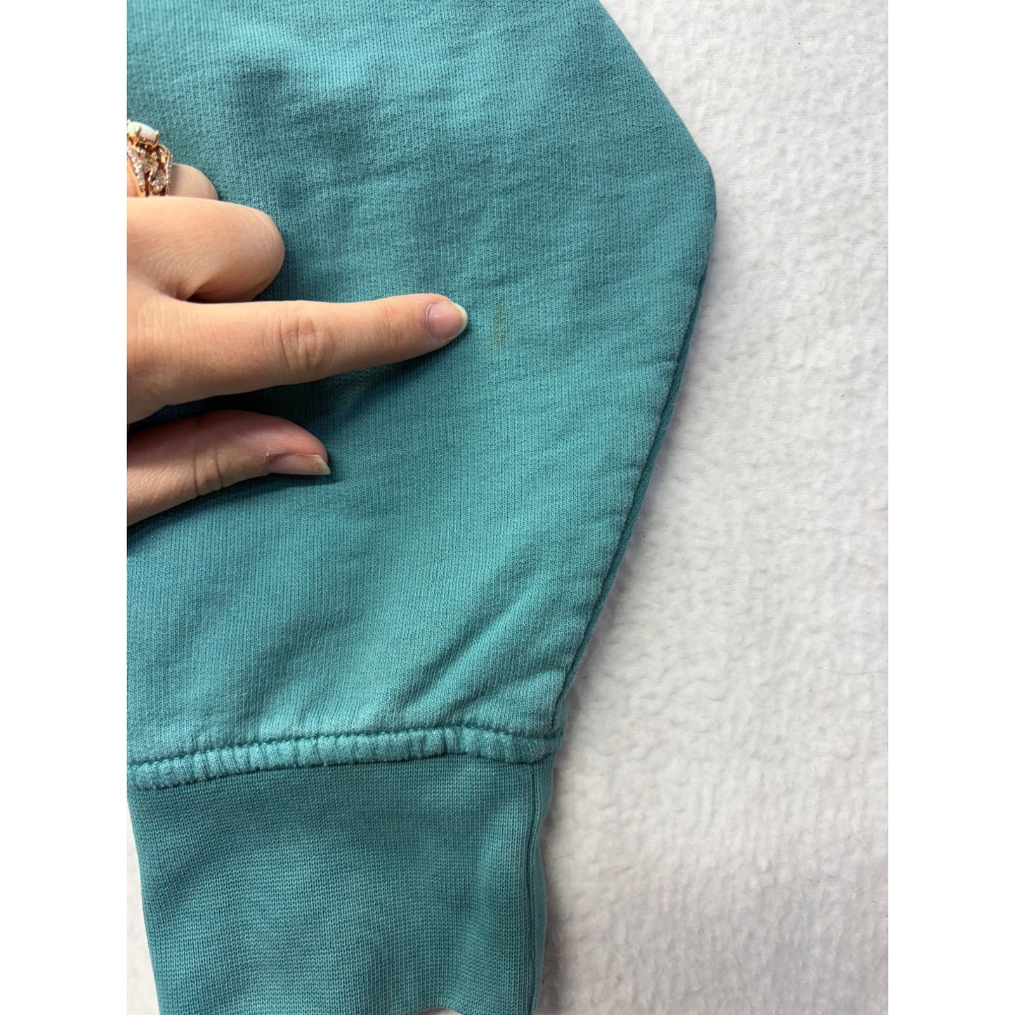 Levis Mens Relaxed Fit Teal Crewneck Sweatshirt #7589