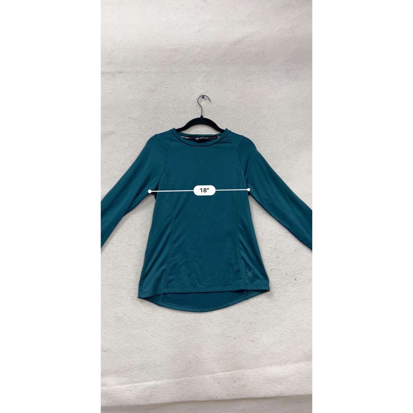 Spyder Active Long Sleeve Athletic Shirt S Teal #479A