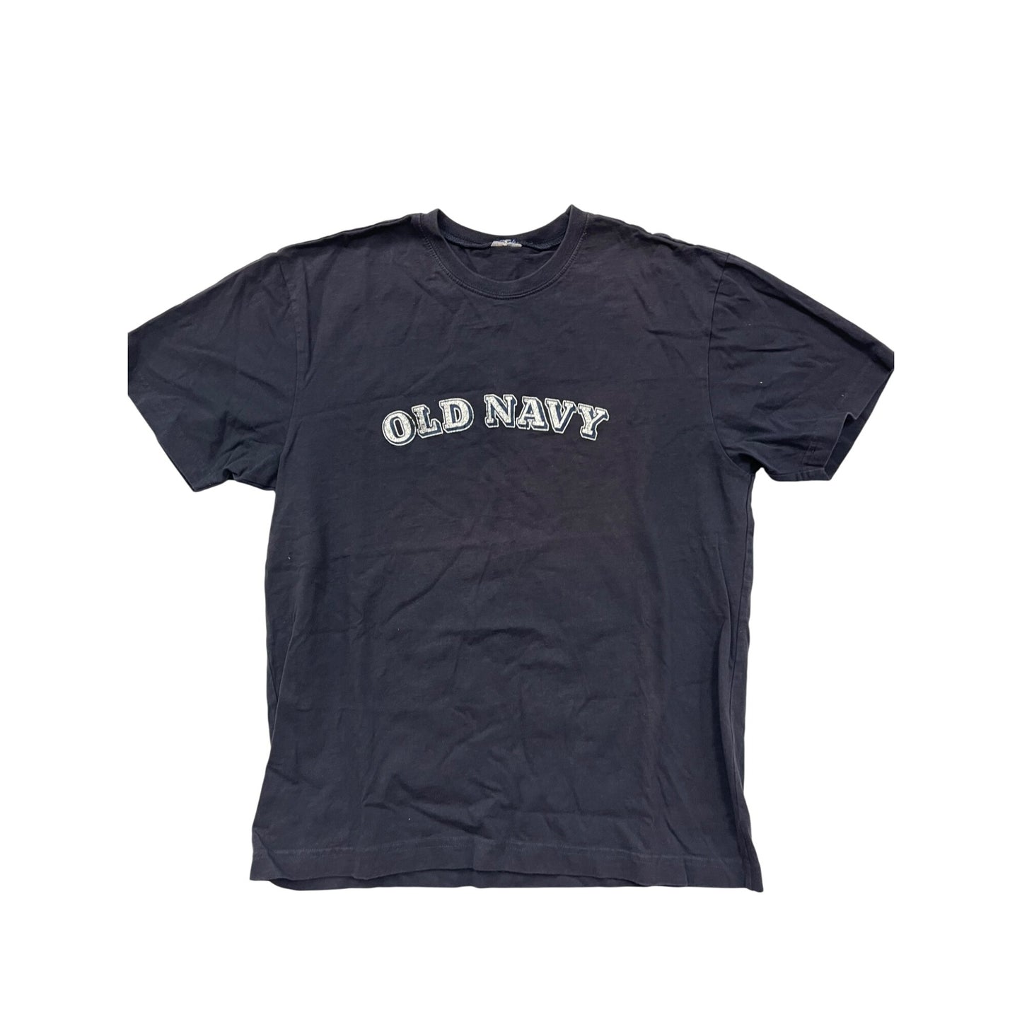 Old Navy Mens Black T-Shirt With Logo Print Size S/M #6235
