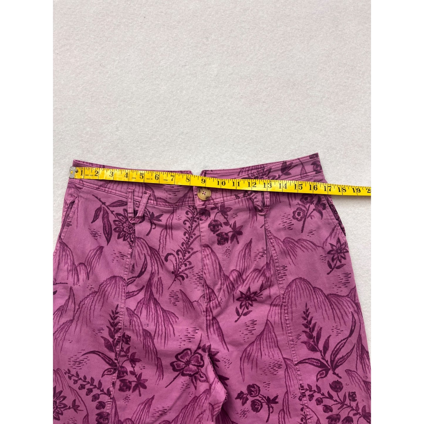 Anthropologie Floral Print Womens Pants #6163