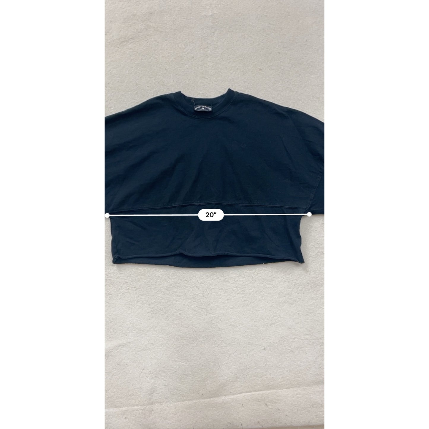 Spirit Jersey XS Nashville Crop Long Sleeve Crewneck Sweatshirt #8511