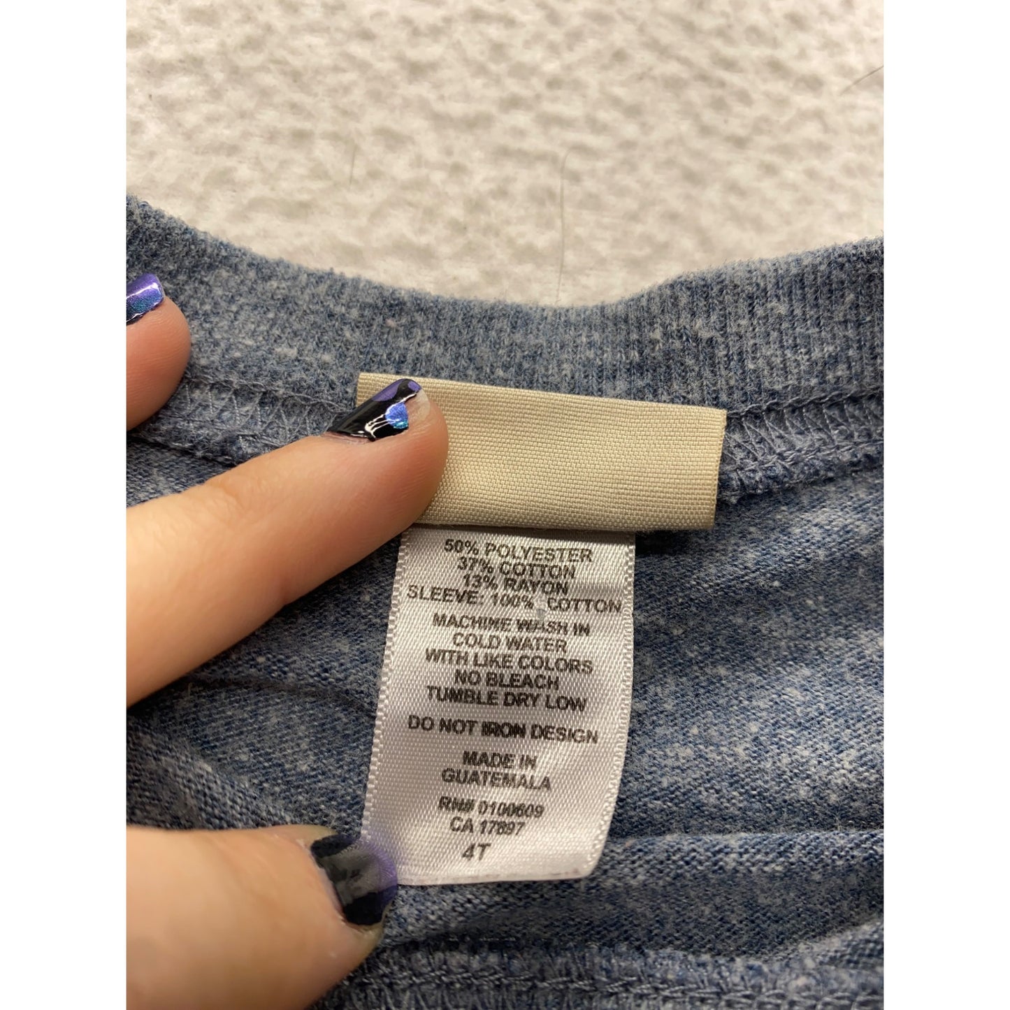 VNTG Chicago Bears Junk Food Baby Gap Long Sleeve Tee #7310