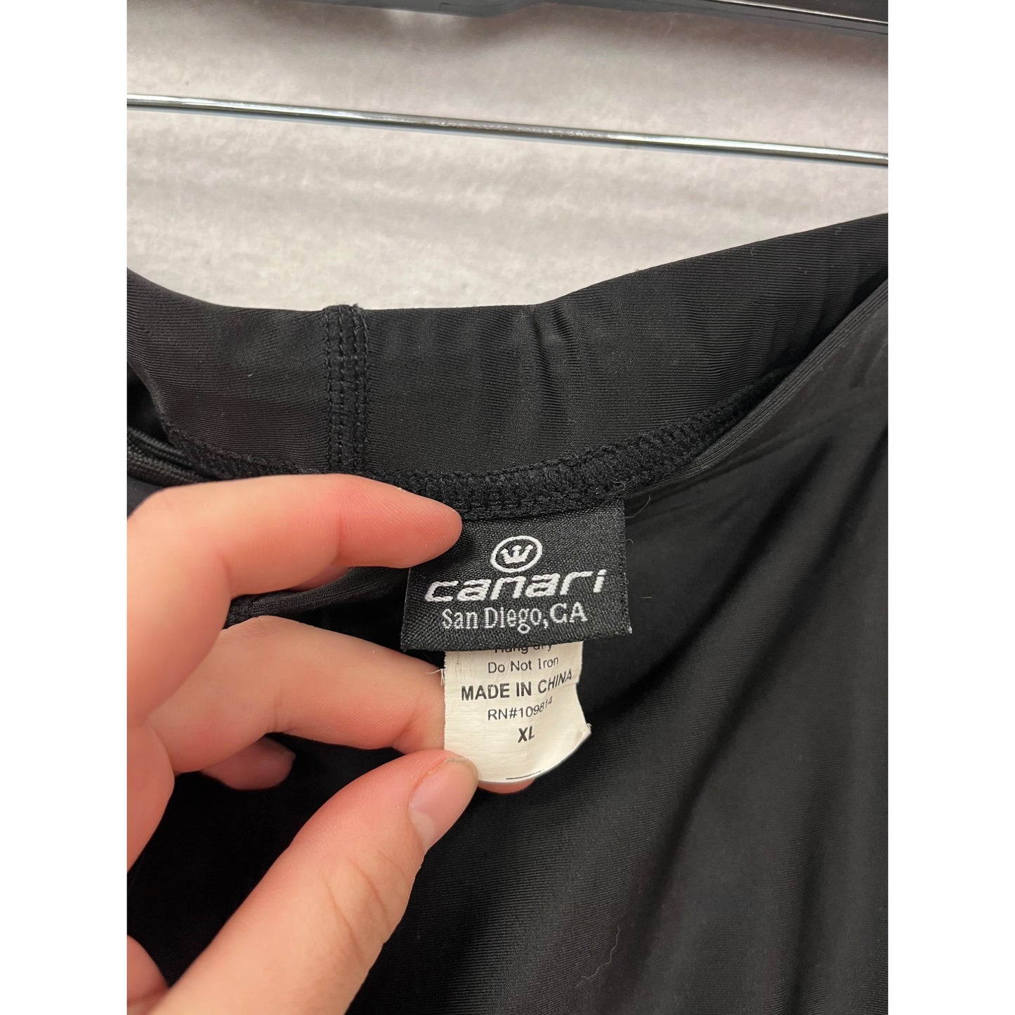 Canari Womens XL Black Cycling Pants With Padding #6759