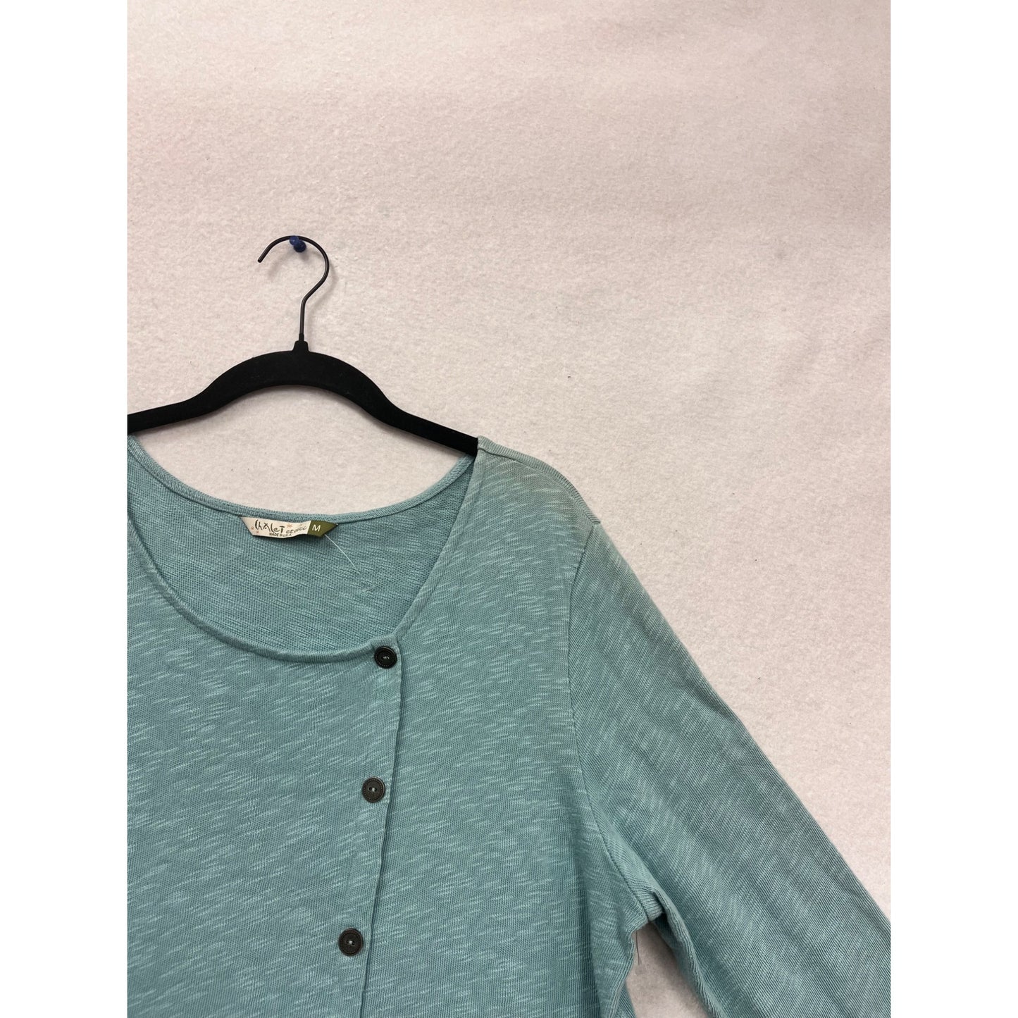 Chalet Womens Asymmetrical Button Top M USA #823A