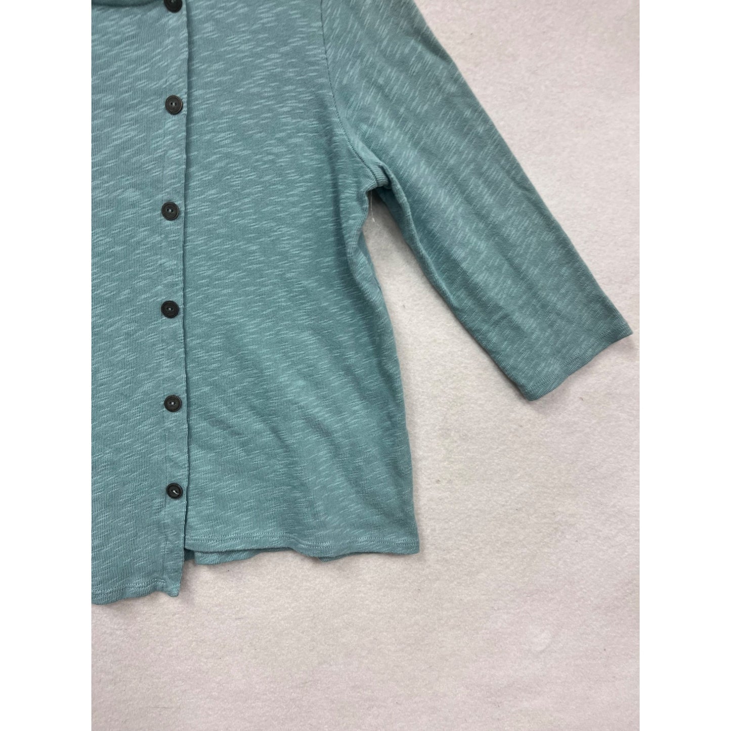 Chalet Womens Asymmetrical Button Top M USA #823A
