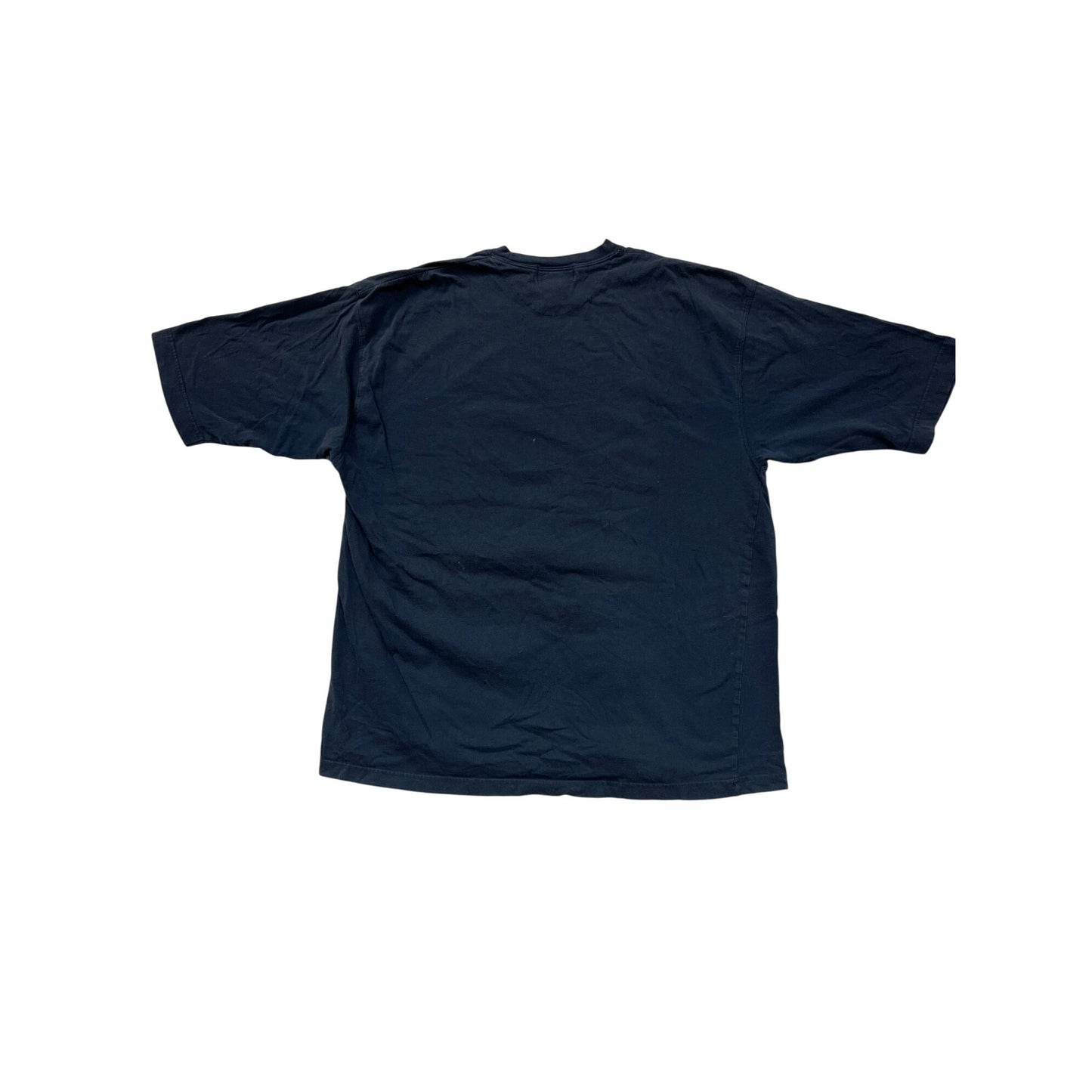 Men’s Hugo Boss Navy Blue Cotton T-Shirt With Embroidered Logo #2943