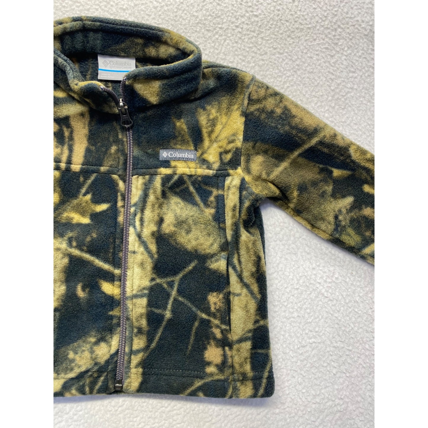 Columbia Toddler 2T Camo Fleece Jacket Polyester Warm Outerwear #7136