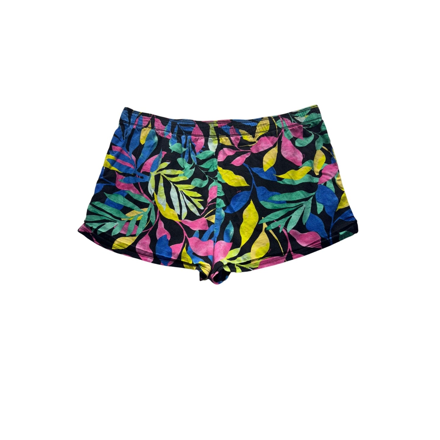 Victorias Secret Pink Womens Tropical Leaf Print Sleepwear Shorts M #9100