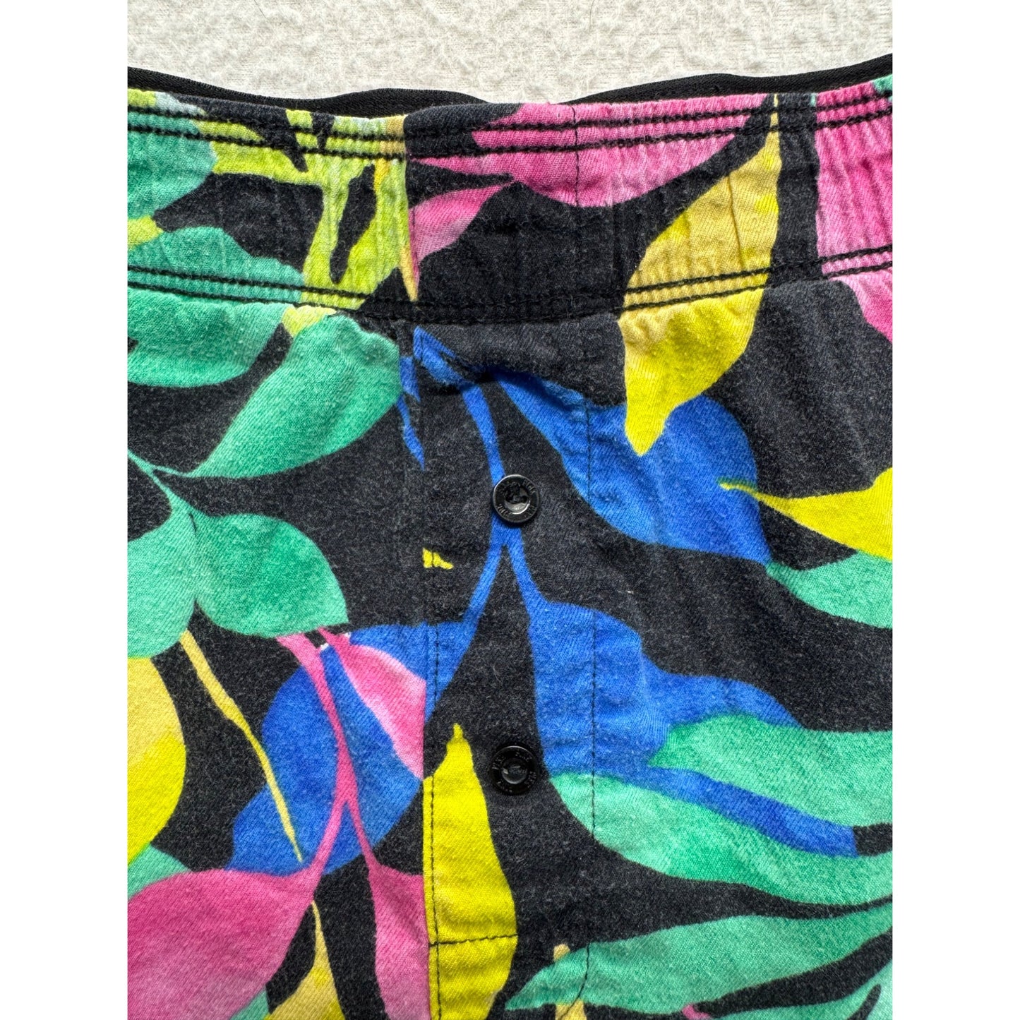 Victorias Secret Pink Womens Tropical Leaf Print Sleepwear Shorts M #9100