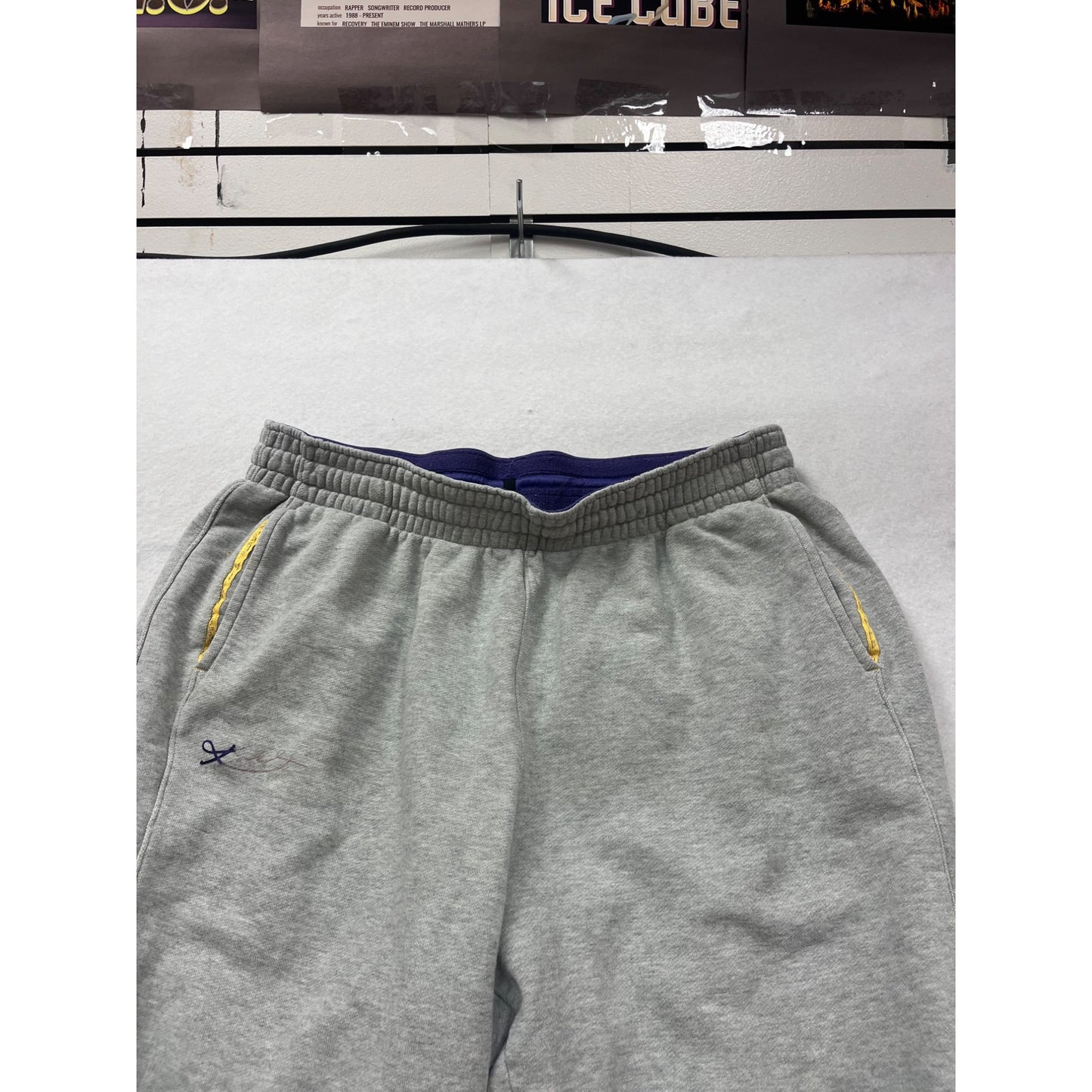 Nike Gray Sweatpants 3XL 100% Cotton With Elastic Waist & Cuffs #368A