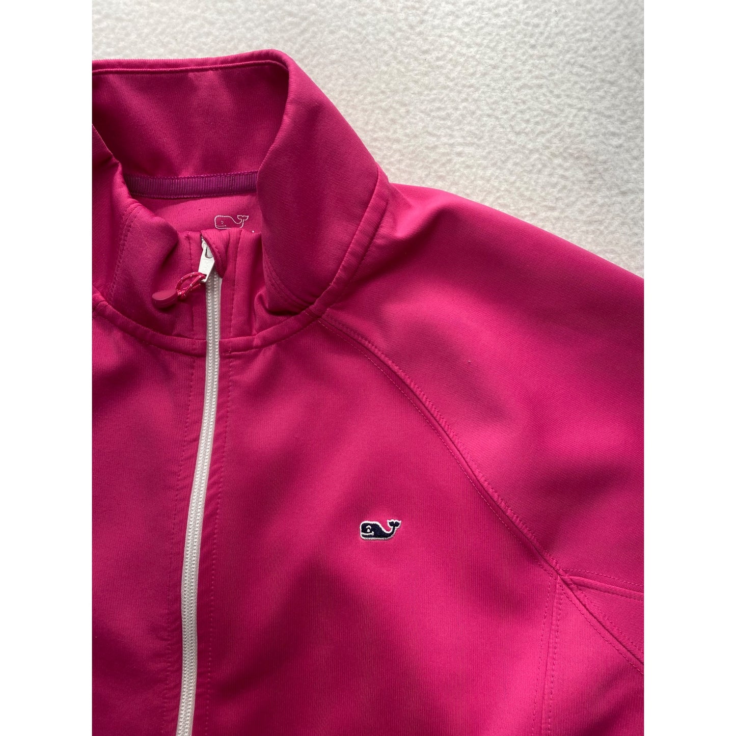 Vineyard Vines Womens Pink Full-Zip Sweatshirt Large #7118