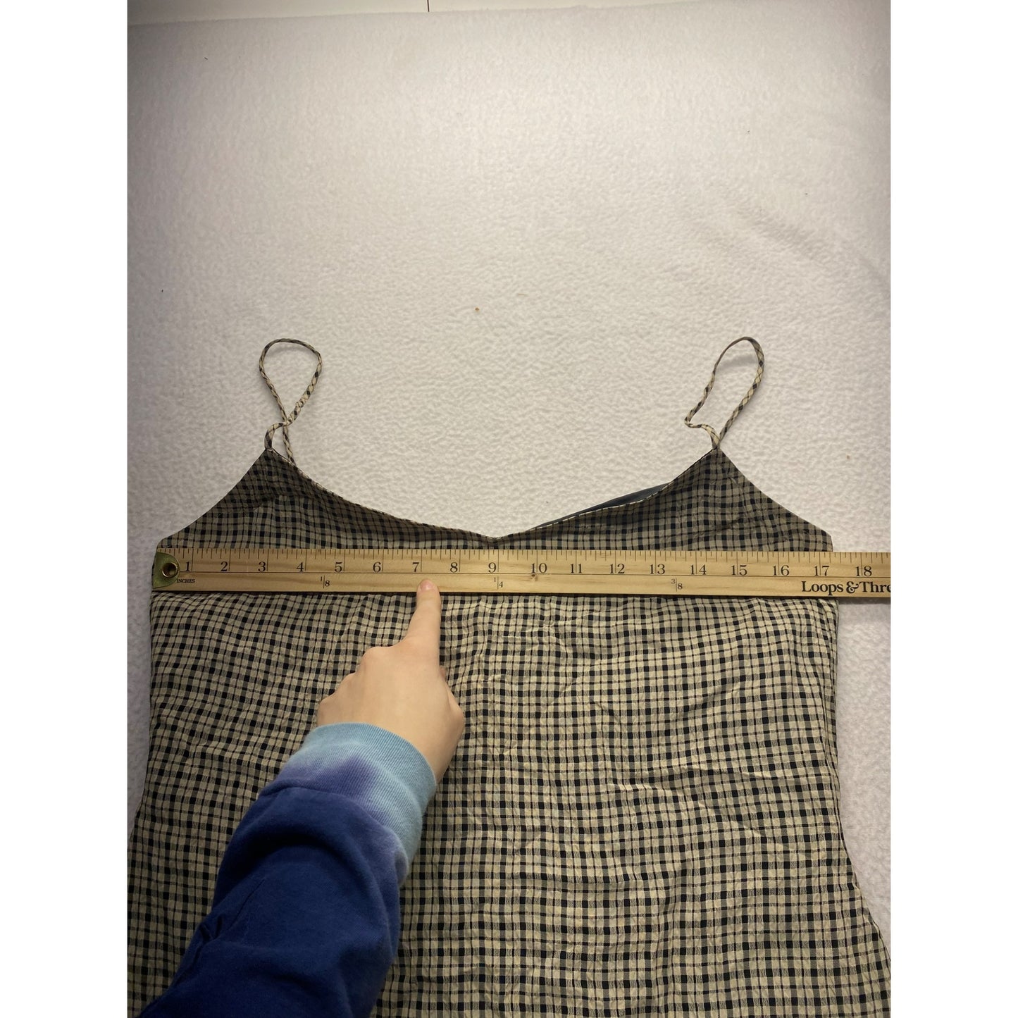 Vintage Guess Collection Checkered Slip Dress #5996