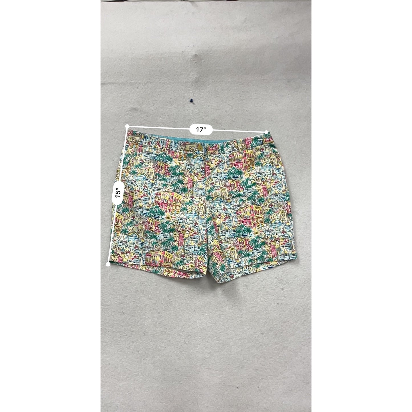 Talbots Girlfriend Chino Shorts 14W #595A