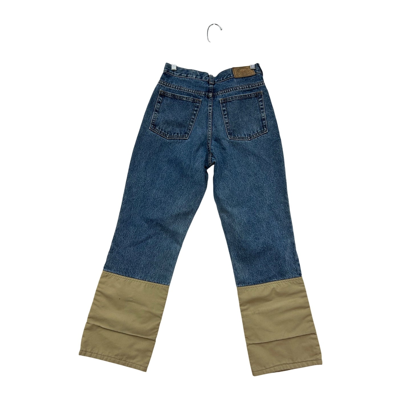Cabelas Womens Dual Fabric Jeans & Tan Denim Cotton Blend Outdoor Gear #6365