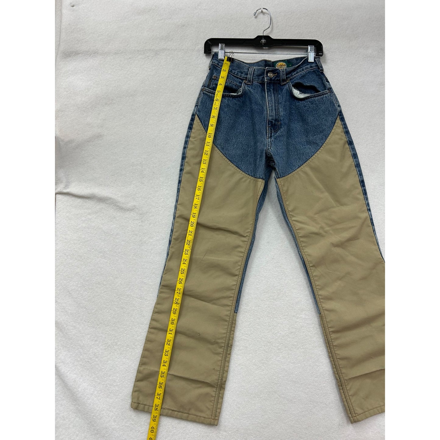 Cabelas Womens Dual Fabric Jeans & Tan Denim Cotton Blend Outdoor Gear #6365