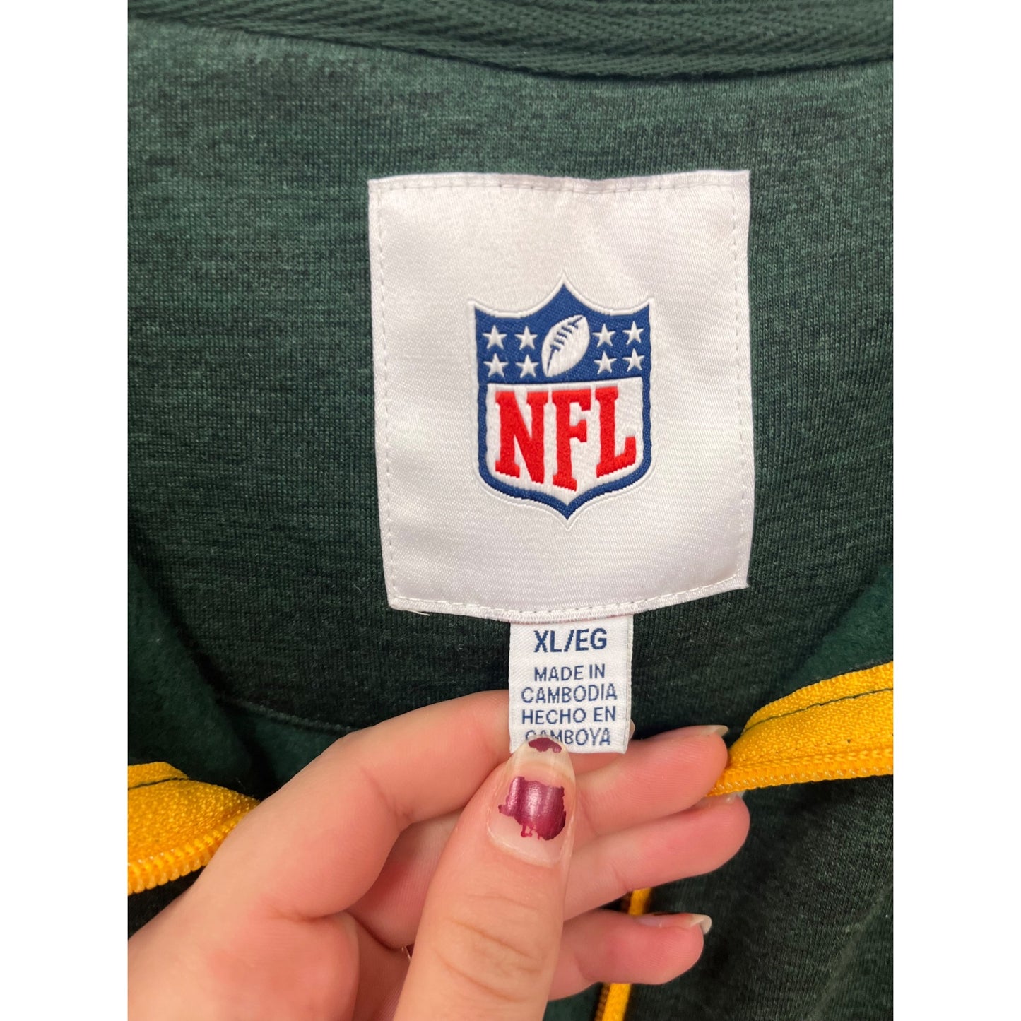XL Green Bay Packers NFL Full-Zip Jacket #6346