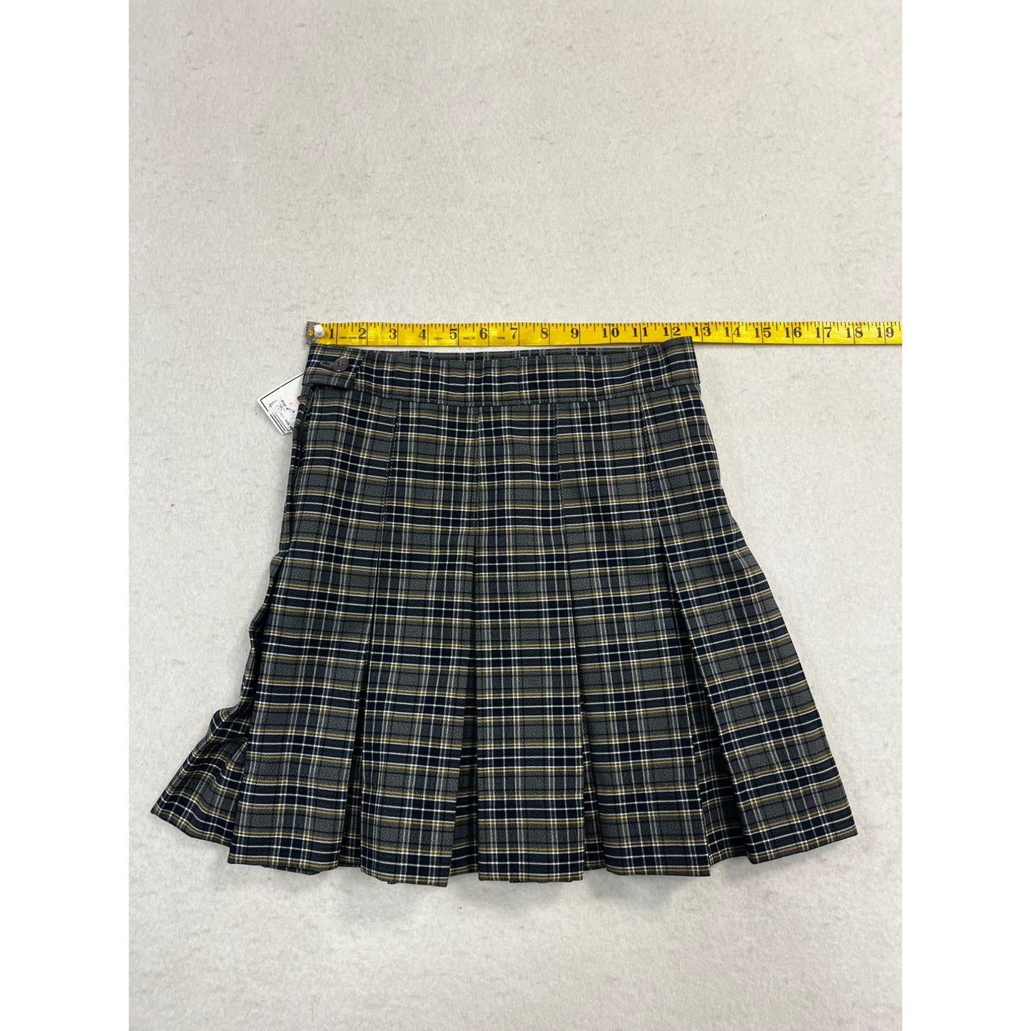 Girls Brand New Plaid Pleated Skirt #2395