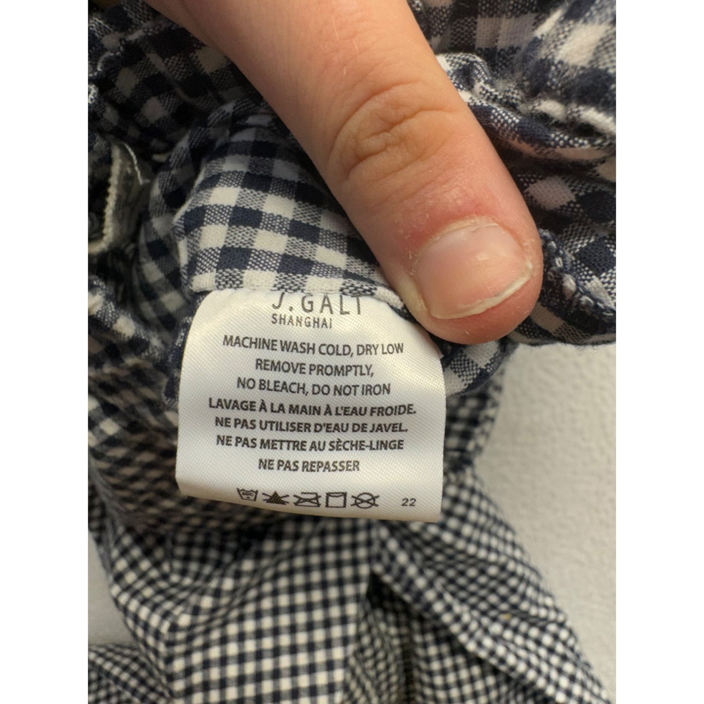 John Galt Gingham Pants #5051