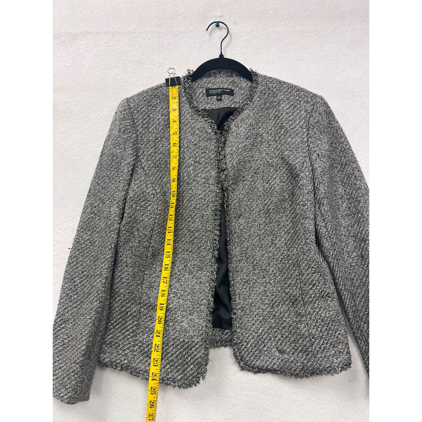 Jones New York Collection Womens Tweed Blazer Jacket #6176
