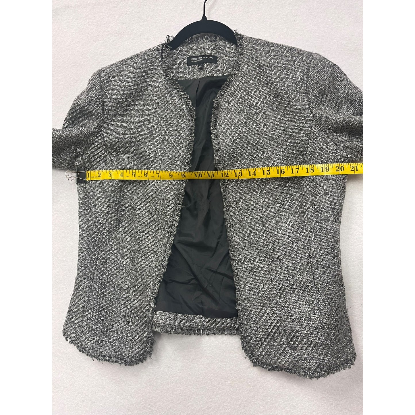 Jones New York Collection Womens Tweed Blazer Jacket #6176